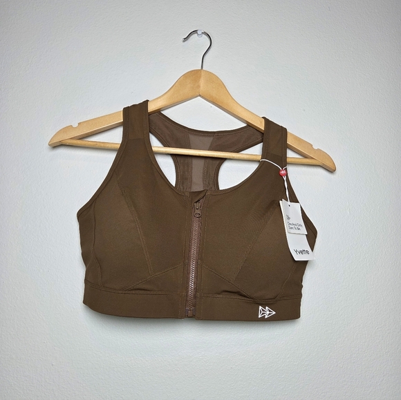 Yvette Other - NWT Yvette Zip Front Sports Bra - High Impact Sports Bras